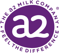 A2 Milk (A2M)의 로고.
