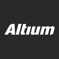 Altium (ALU)의 로고.