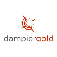 Dampier Gold (DAU)의 로고.