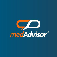 MedAdvisor (MDR)의 로고.