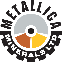 Metallica Minerals (MLM)의 로고.