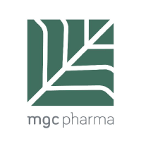 MGC Pharmaceuticals (MXC)의 로고.