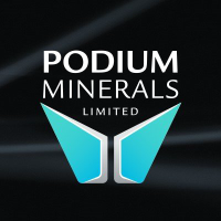 Podium Minerals (POD)의 로고.