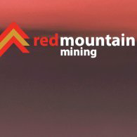 Red Mountain Mining (RMX)의 로고.