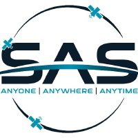 Sky and Space (SAS)의 로고.