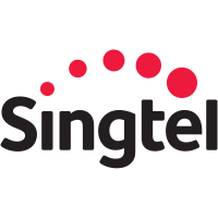Singapore Telecom (SGT)의 로고.