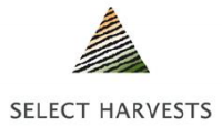 Select Harvests (SHV)의 로고.