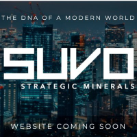 Suvo Strategic Minerals (SUV)의 로고.
