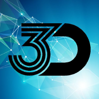 333D (T3D)의 로고.