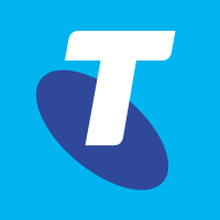 의 로고 Telstra