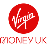 Virgin Money UK (VUK)의 로고.