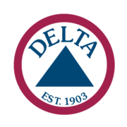 Delta Apparel (DLA)의 로고.