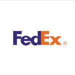 Fedex (FDXB34)의 로고.