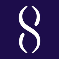SingularityNET (AGIBTC)의 로고.
