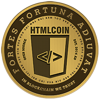 HTMLCoin (HTMLETH)의 로고.