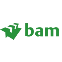Royal BAM Group NV (BAMNB)의 로고.