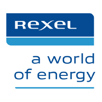 Rexel (RXL)의 로고.