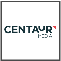 Centaur Media (CAU)의 로고.
