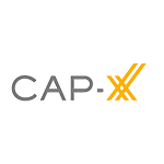 Cap-xx (CPX)의 로고.
