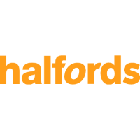 Halfords (HFD)의 로고.
