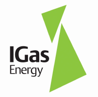 Igas Energy (IGAS)의 로고.