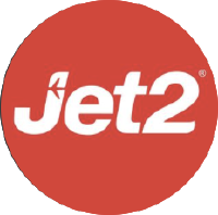 Jet2 (JET2)의 로고.