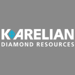 Karelian Diamond Resources (KDR)의 로고.