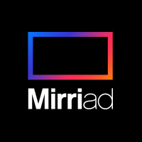 Mirriad Advertising (MIRI)의 로고.