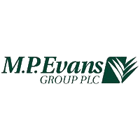 M.p. Evans (MPE)의 로고.