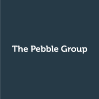The Pebble (PEBB)의 로고.