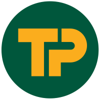 Travis Perkins (TPK)의 로고.