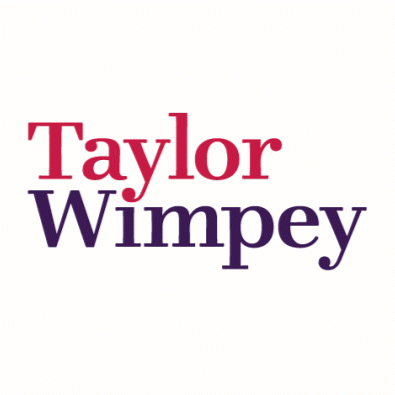Taylor Wimpey (TW.)의 로고.
