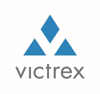 의 로고 Victrex