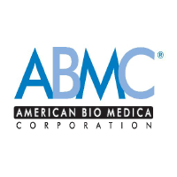 American Bio Medica (CE) (ABMC)의 로고.