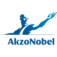 Akzo Nobel NV (QX) (AKZOF)의 로고.