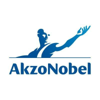 Akzo Nobel NV (QX) (AKZOY)의 로고.
