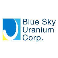 Blue Sky Uranium (QB) (BKUCF)의 로고.