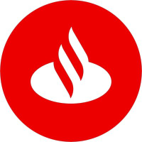Santander Bank Polska (PK) (BKZHY)의 로고.