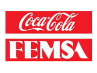 Coca Cola Femsa SAB de CV (PK) (COCSF)의 로고.