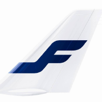 Finnair OYJ (PK) (FNNNF)의 로고.