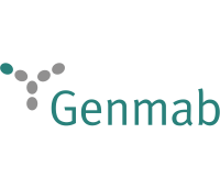 Genmab A S (PK) (GNMSF)의 로고.