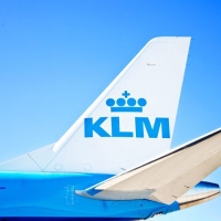 KLM Royal Dutch Airlines (CE) (KLMR)의 로고.