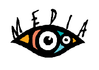 Media 100 (CE) (MDEA)의 로고.