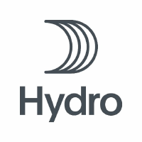 Norsk Hydro A S (QX) (NHYKF)의 로고.
