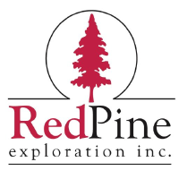 Red Pine Exploration (QB) (RDEXF)의 로고.