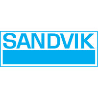 Sandvik Ab (PK) (SDVKF)의 로고.