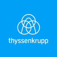 Thyssenkrupp (PK) (TKAMY)의 로고.