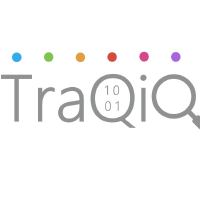 TraqIQ (QB) (TRIQ)의 로고.