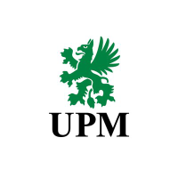 UPM Kymmene (PK) (UPMKF)의 로고.