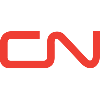 Canadian National Railway (CNI)의 로고.